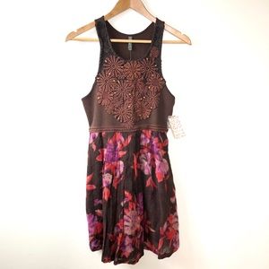 Free People embroidered fall dress